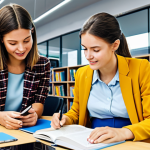 Empowering Learning Journey**

"A coach guiding a young woman through a personalized learning plan, surrounded by books and digital devices, in a bright and modern co-working space, fully clothed, modest clothing, appropriate attire, safe for work, perfect anatomy, natural proportions, professional, family-friendly, learning environment, high quality."

**